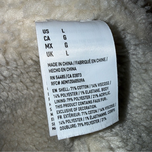 Denim Jacket with Sherpa Collar - Picture 6 of 12